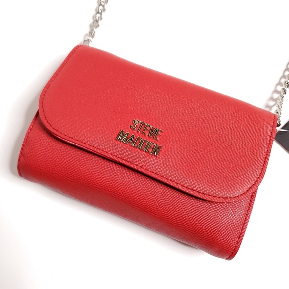 steve madden red purse